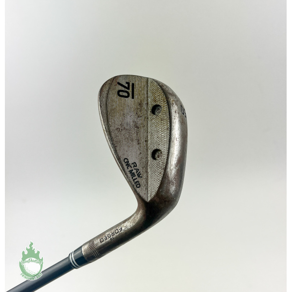 Used RH Sub 70 CNC Milled Raw Forged Wedge 50*-10 X-Stiff Flex Steel Golf Club