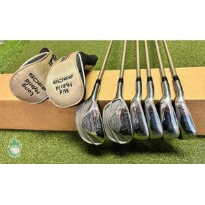 LEFT HANDED Adams Idea A30S Long Hybrid Iron-PW,SW,GW Ladies Graphite Golf Set