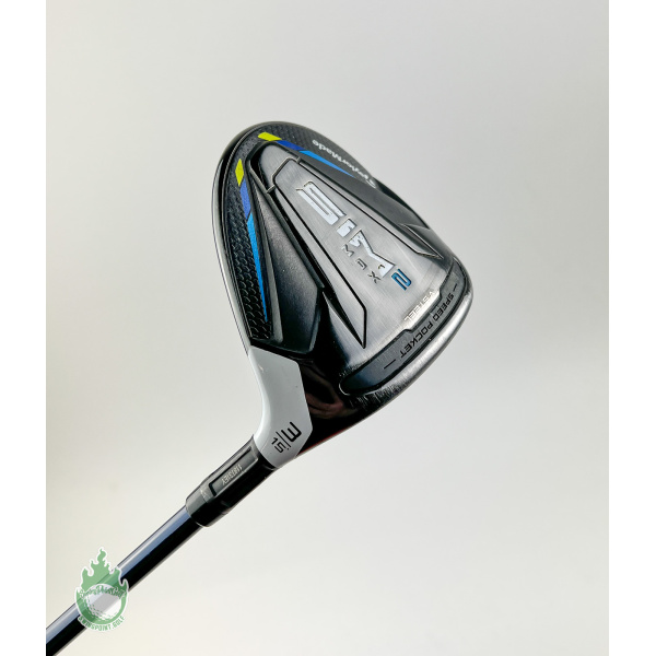 Used TaylorMade SIM 2 MAX 3 Wood 15* Ventus 5-R Regular Flex Graphite Golf Club