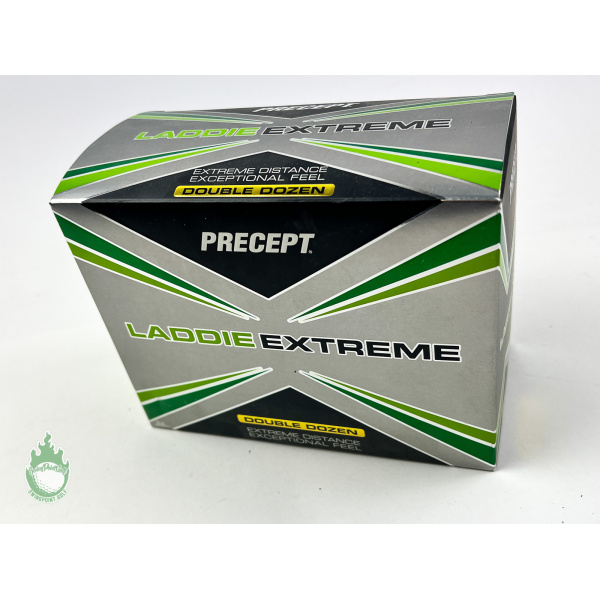 24 NEW Bridgestone 2017 Precept Laddie Extreme, 24Pk White Golf Balls PLXD4G