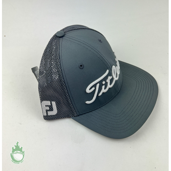 Casquette De Golf Titleist Pro V1 Ajustée - Grise, Taille S/M - Neuve