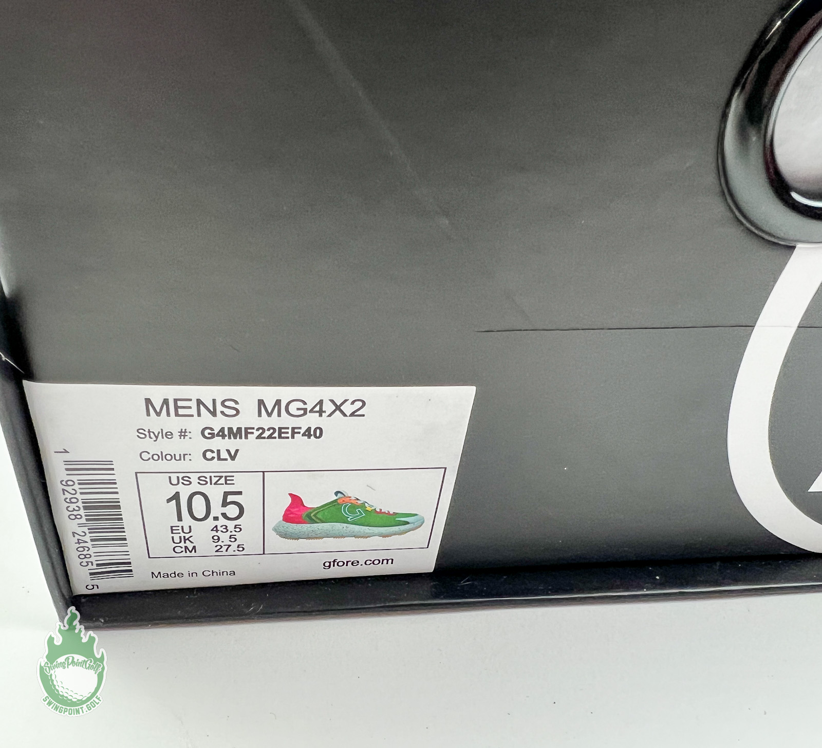 New in Box G Fore Golf Shoes MG4X2 Crosstrainer CLV 10.5 in Box w ...