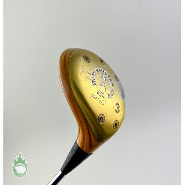 Used RH Ping Karsten Zing Blonde Fairway 3 Wood KT-M Stiff Flex