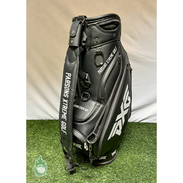 Very Gently Used PXG Golf Staff Bag Black 6-Way With Rainhood