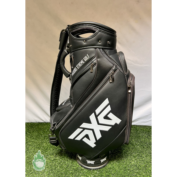 Very Gently Used PXG Golf Staff Bag Black 6-Way With Rainhood