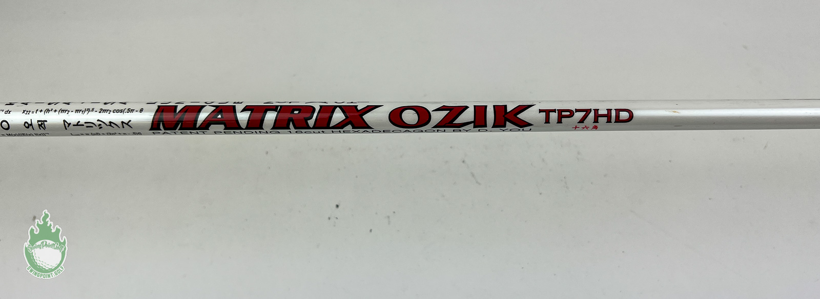 Used Matrix Ozik TP7HD 78g X-Stiff Flex Graphite Wood Shaft TMAG 
