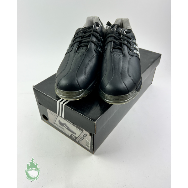 New Adidas Tour360 II Golf Shoes 737334 Black Waterproof Men's Size US 10.5   SwingPoint Golf