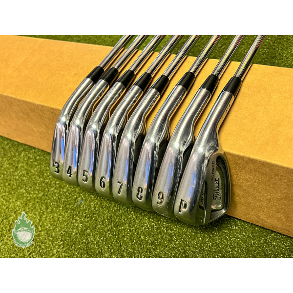 Used Titleist AP2 714 Forged Irons 3-PW KBS Tour Stiff Flex Steel