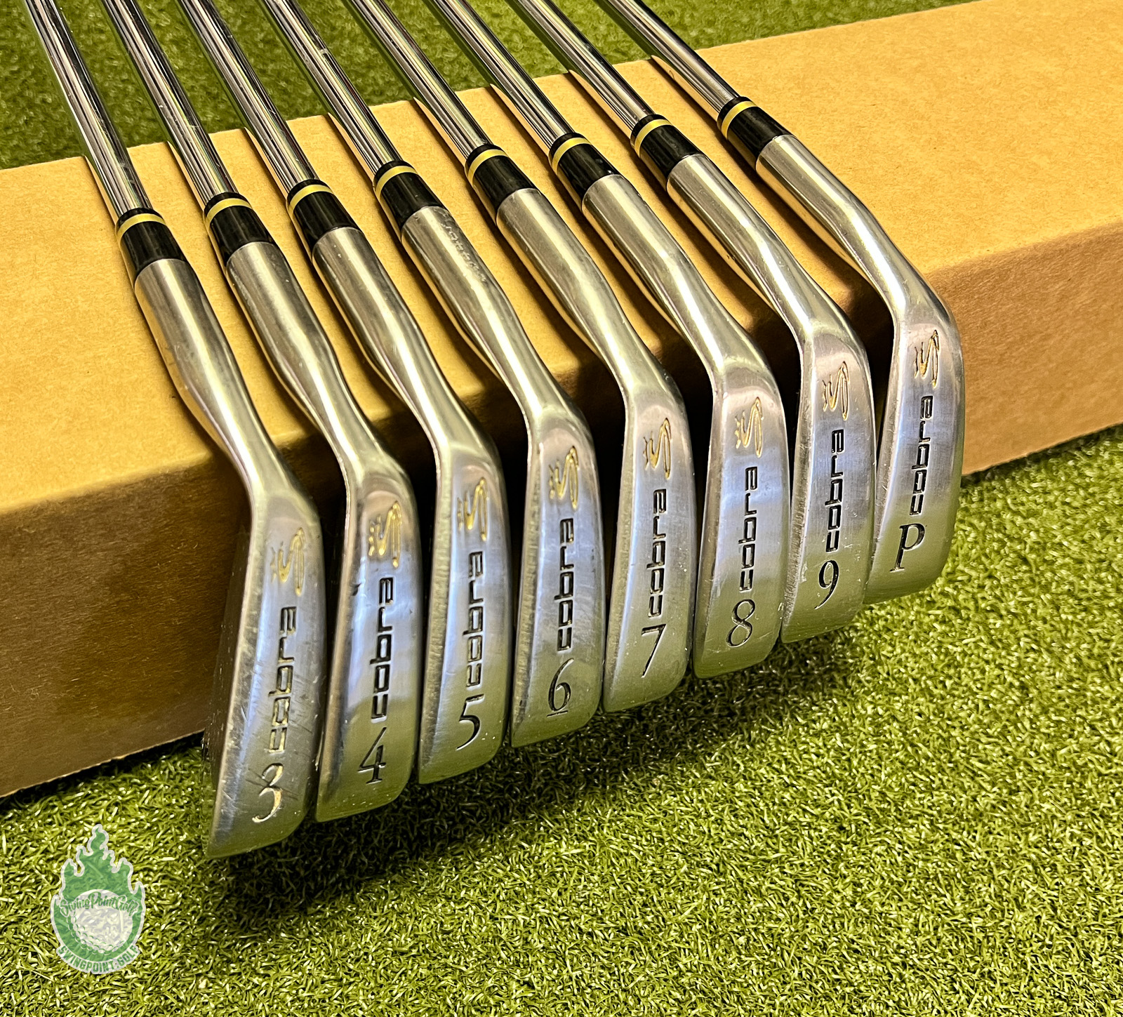 Used Right Handed Cobra CXI Irons 3-PW Dynalite Regular Steel Golf 