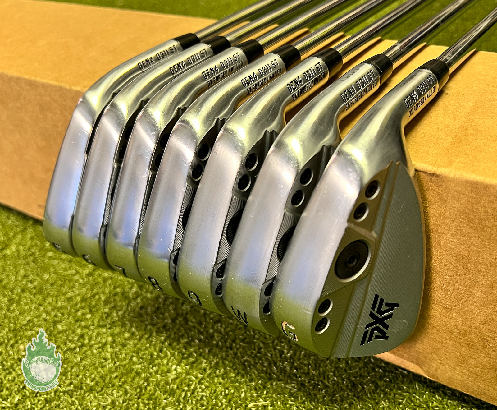 Set of 7 x PXG 0211 Irons 5-PW+GW Stiff Steel Shafts Mixed Grips* Set of 7 x PXG 0211 Irons 5-PW+GW Stiff Steel Shafts Mixed Grips*