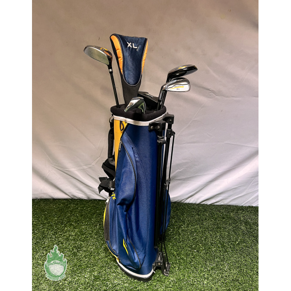 Used LEFT Handed Top Flite XLj Junior Youth Golf Club Set