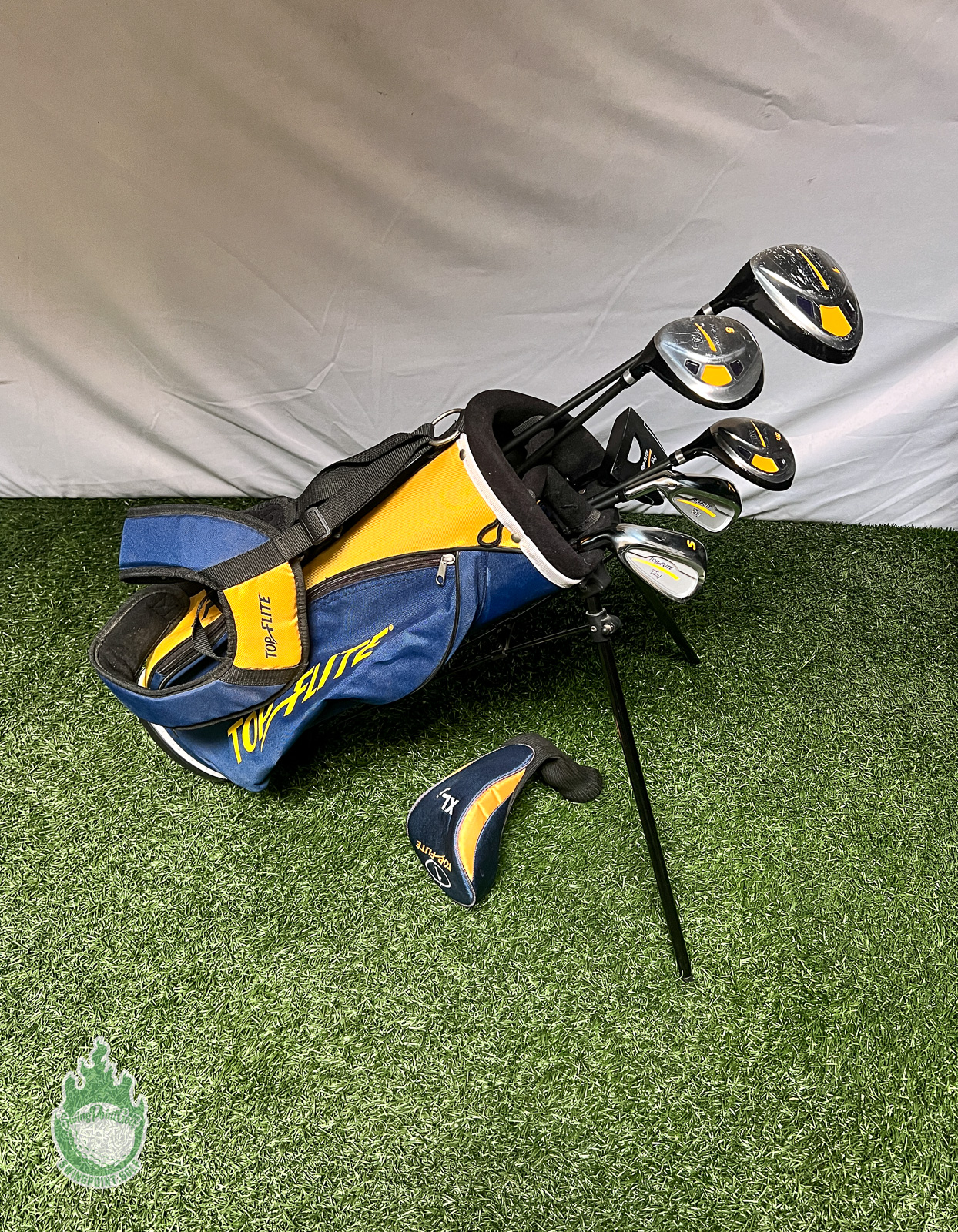 Used LEFT Handed Top Flite XLj Junior Youth Golf Club Set