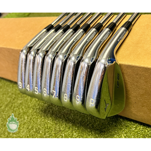 Used Right Handed Mizuno MP-20 Forged Irons 3-PW S300 Stiff Flex