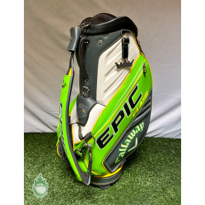 Used Callaway Epic Flash Tour Staff Golf Carry Bag White/Green