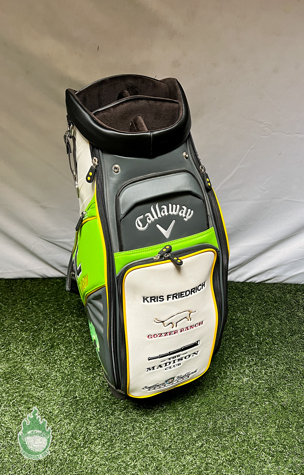 Used Callaway Epic Flash Tour Staff Golf Carry Bag White/Green