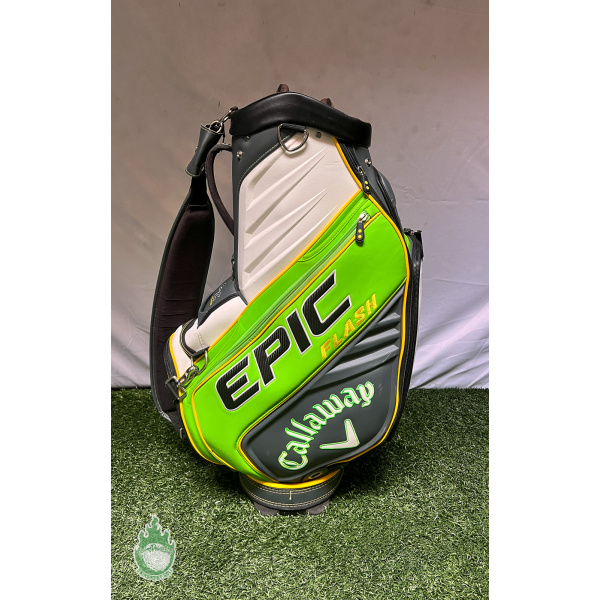 Used Callaway Epic Flash Tour Staff Golf Carry Bag White
