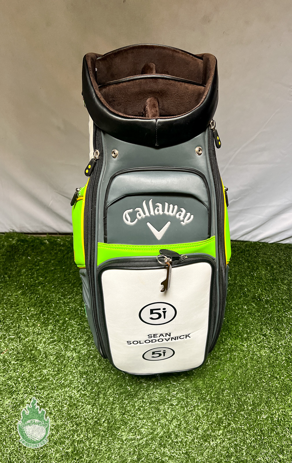 Used Callaway Epic Flash Tour Staff Golf Carry Bag White/Green