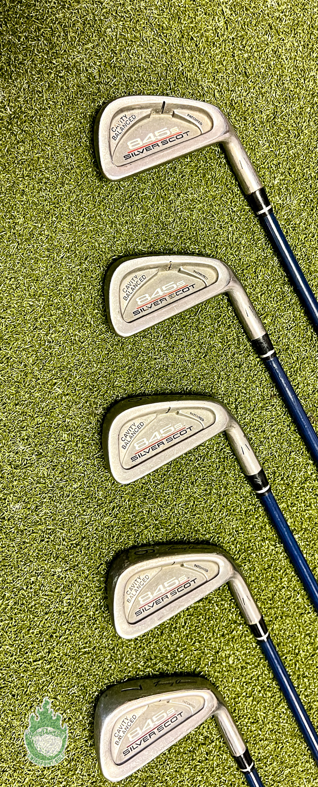 Used RH Tommy Armour 845S Silver Scot Irons 3-PW Stiff Flex