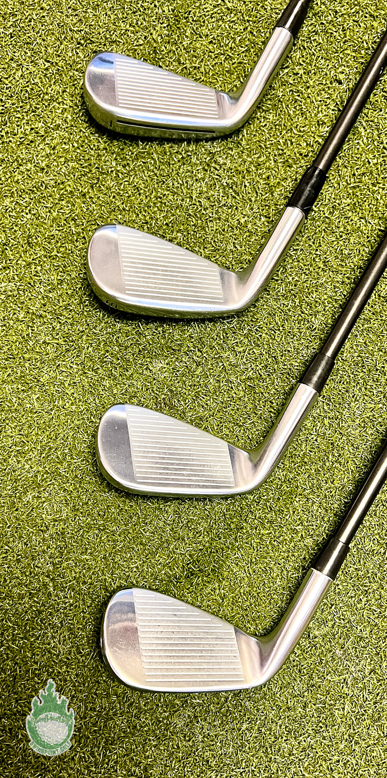 Used 2019 RH TaylorMade P-790 Irons 5-PW recoil ES F3 Regular Graphite ...