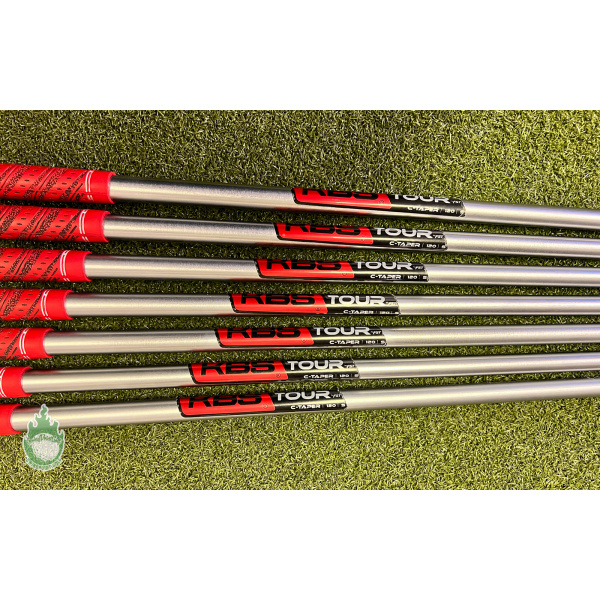 Used KBS Tour C-Taper 120g Stiff Flex Steel Iron Shafts 4-PW TaperTip .355  · SwingPoint Golf®