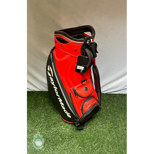 New TaylorMade 2019 M Series Staff Bag 6 Dividers Black & Orange