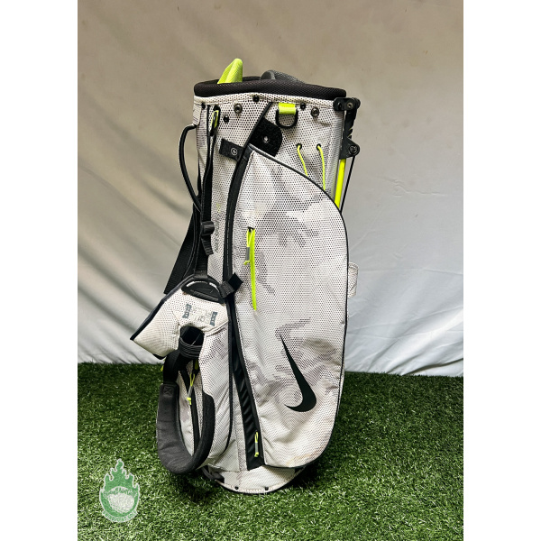 Used Camo Nike Sport Lite Golf Stand Bag 5 Way With Strap No Rainhood SwingPoint Golf