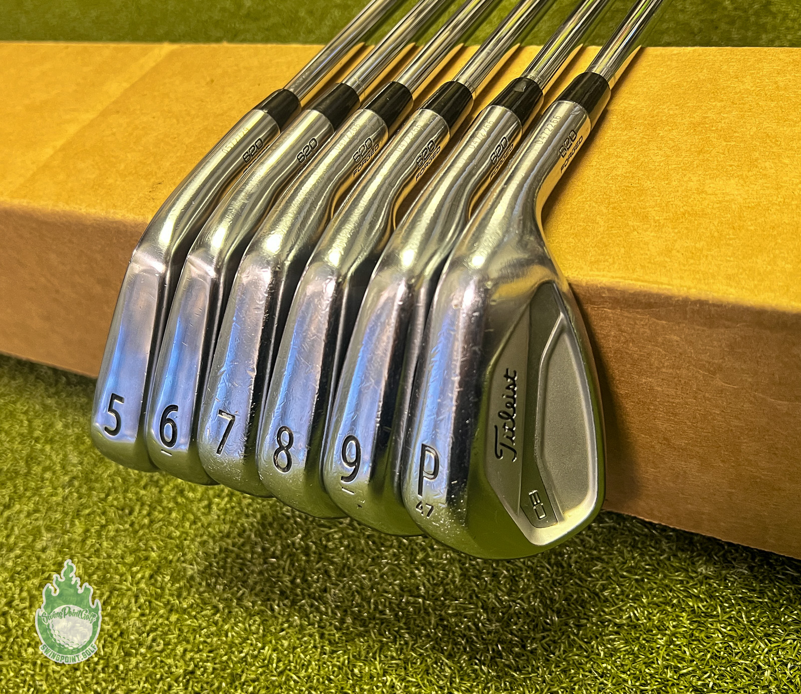 Used Titleist 620 CB Forged Irons 5-PW Project X LZ 115g