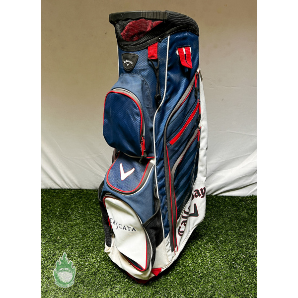 Callaway Org 14 Way Golf Cart discount Bag Red White Blue