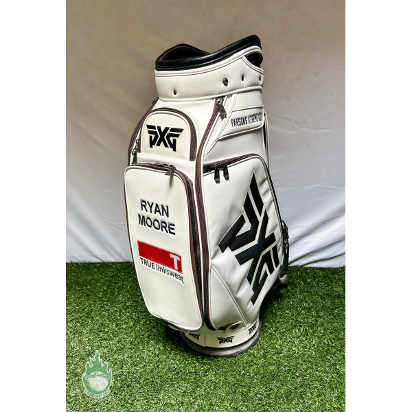 PXG Staff Bag White Owned by PGA Pro Ryan Moore TRUE Linkswear 6