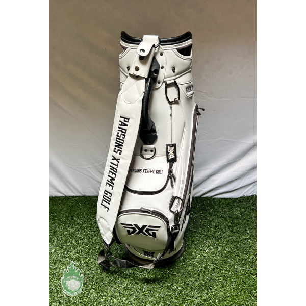 PXG Staff Bag White Owned by PGA Pro Ryan Moore TRUE Linkswear 6