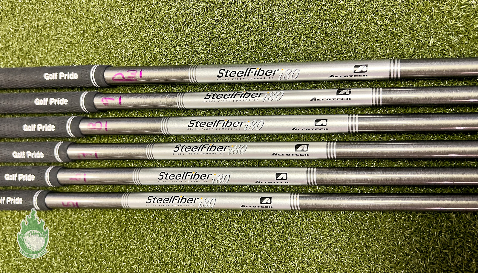 Set De 6 Shafts Fer Mitsubishi MMT 95, Stiff, .355 Taper Tip, Pour Fers 5-PW, Neufs