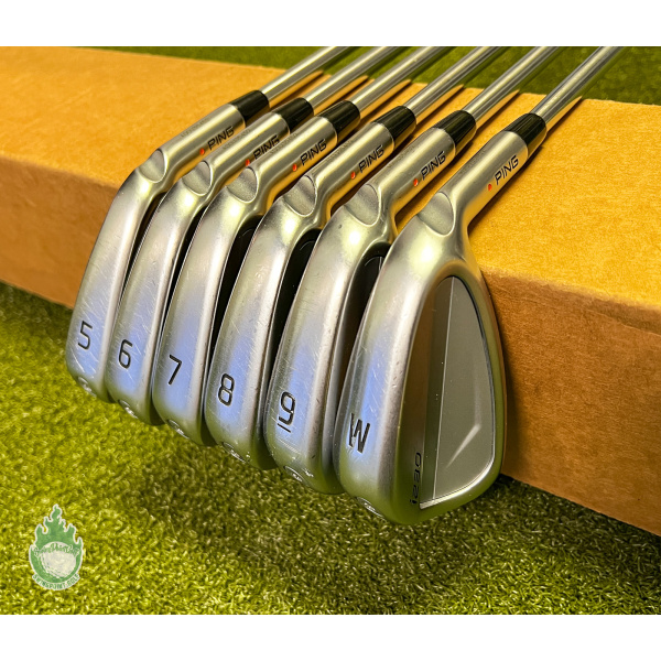 Used Ping Orange Dot i230 Irons 5-PW Project X IO 6.0 110g Stiff