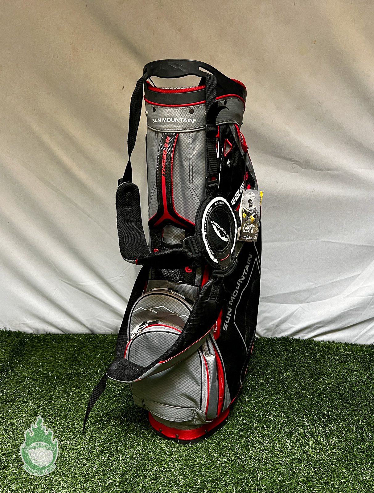 New w/Tags Sun Mountain Three.5 Golf Stand Bag 4-Way 8