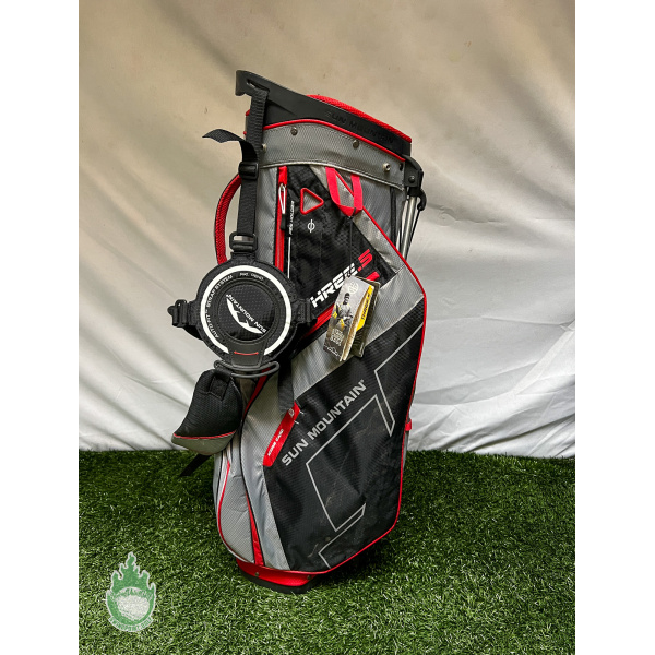 SUN MOUNTAIN THREE.5 ゴルフバッグ Product Display Sun Mountain Three 5 DLX Stand Bag at