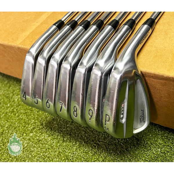 Used 2021 Titleist T100S Forged Irons 4-PW Project X 6.0 Stiff 