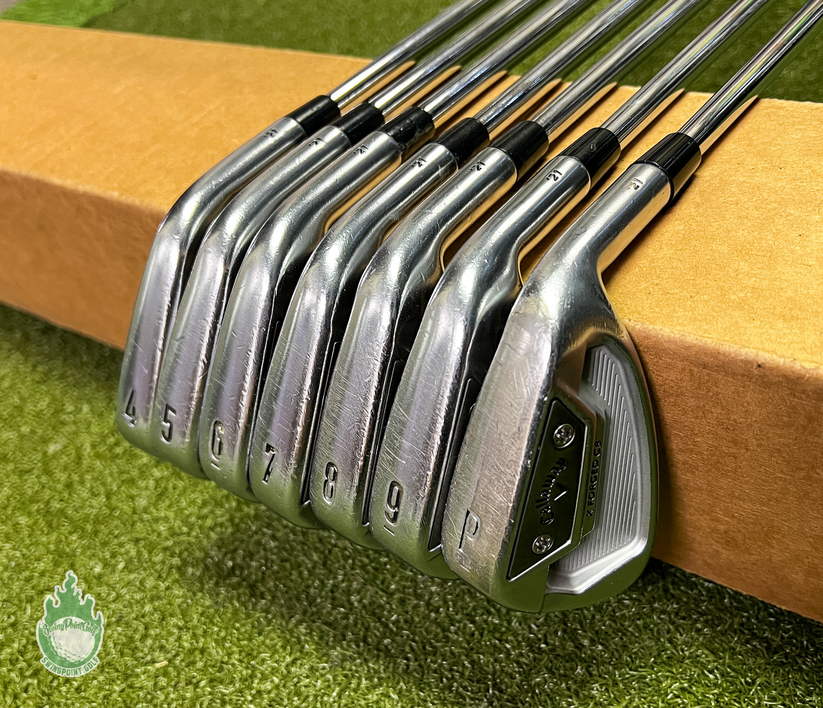 Callaway X Forged 24 Degree Iron X Forged Stiff Steel Shaft Lamkin Grip Callaway X Forged 24 Degree Iron X Forged Stiff Steel Shaft Lamkin Grip