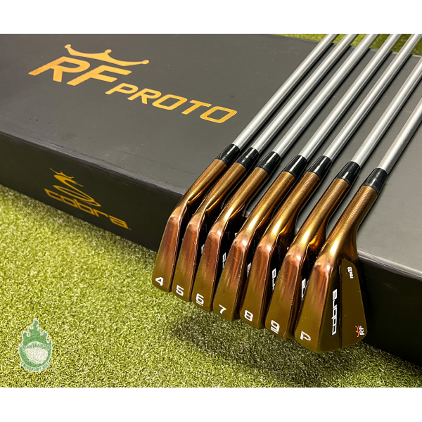 Cobra King RF Forged rev33 Copper Irons 4-PW C-Taper 120 Stiff Steel Golf  Set · SwingPoint Golf®