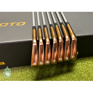 Cobra King RF Forged rev33 Copper Irons 4-PW C-Taper 120 Stiff Steel Golf  Set · SwingPoint Golf®