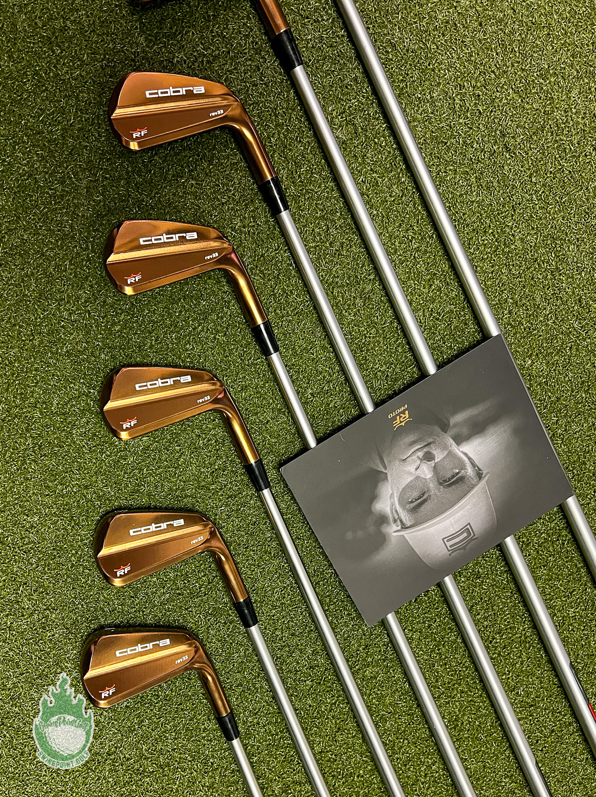 Cobra King RF Forged rev33 Copper Irons 4-PW C-Taper 120 Stiff Steel Golf  Set · SwingPoint Golf®