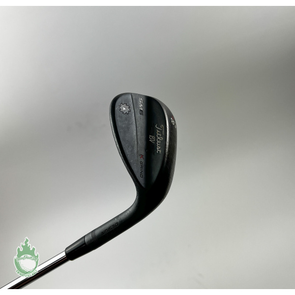 Used RH Titleist Vokey SM6 K Grind Steel Black Wedge 58*-12