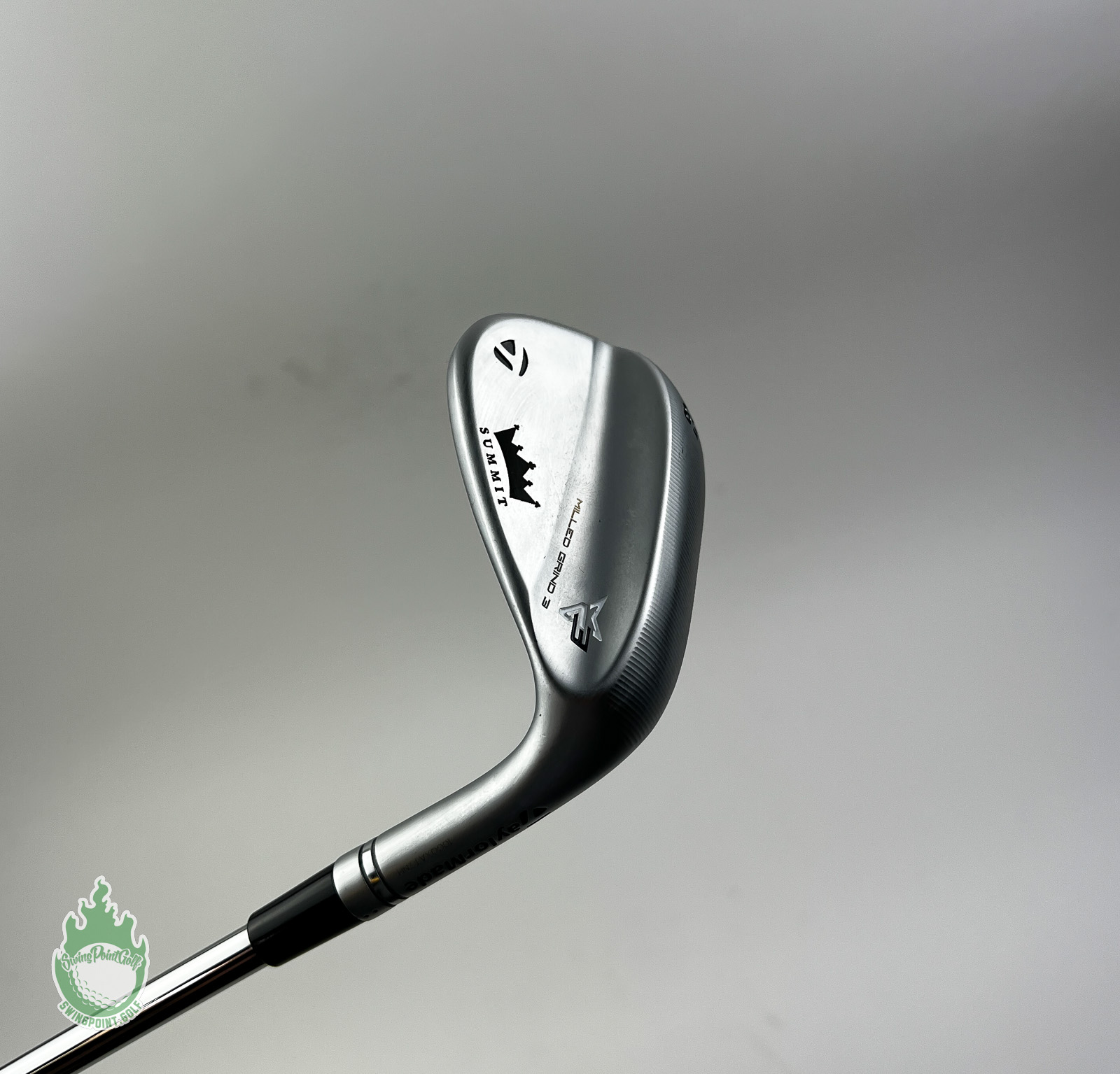 Used RH TaylorMade Milled Grind 3 SB Wedge 58*-11 Elevate Stiff Steel Golf Club