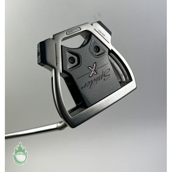 Used RH TaylorMade Spider X HydroBlast SX-92 34″ Putter Steel Golf