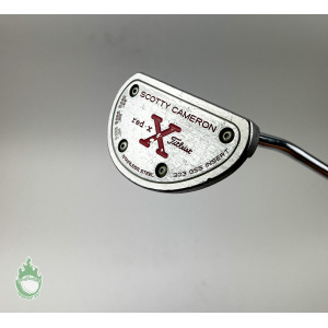 Used Right Handed Titleist Scotty Cameron Red X Putter 35″ Steel