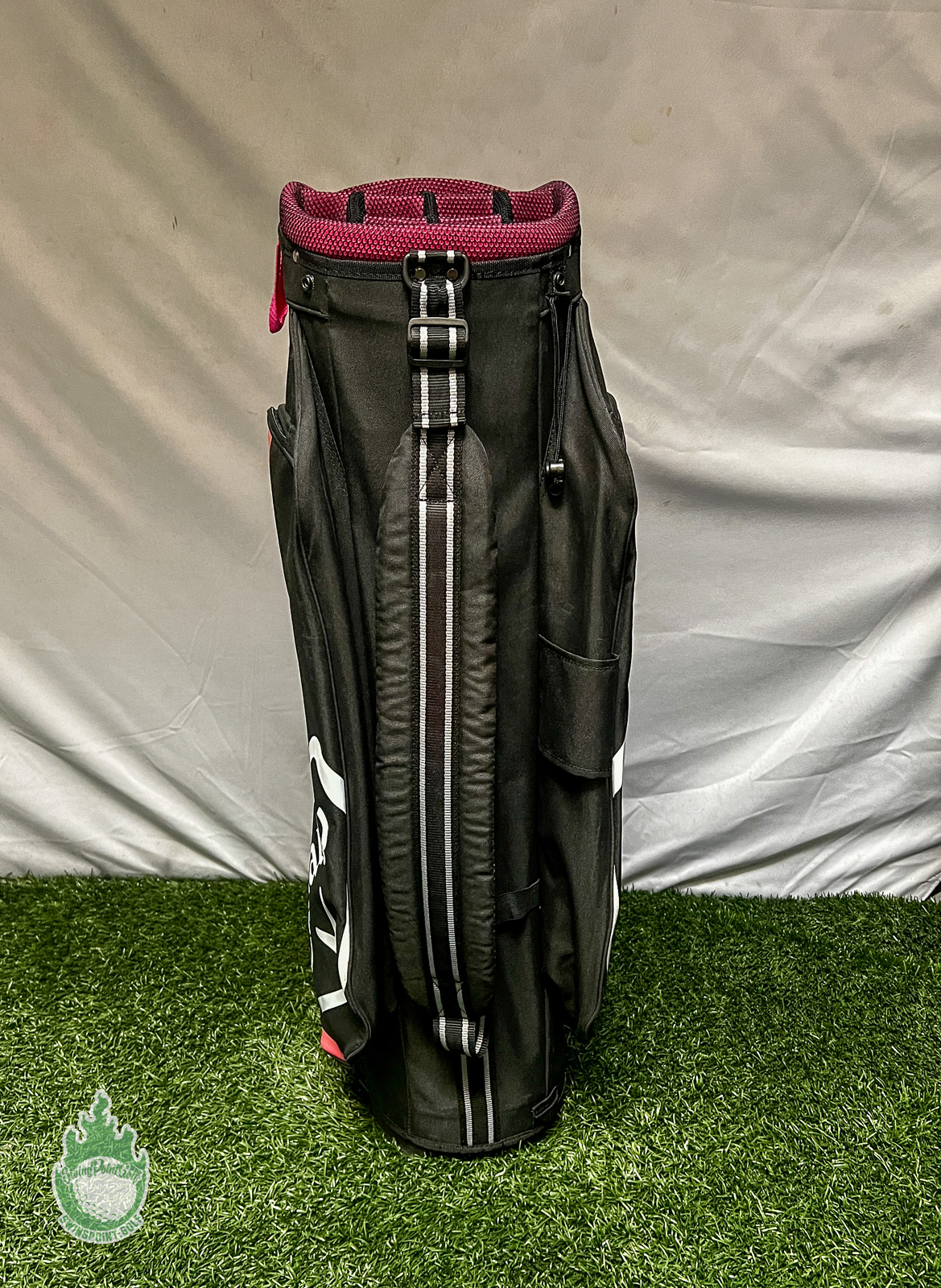 Used Callaway CHEV 14 Way Golf Cart Carry Bag Pink/Black