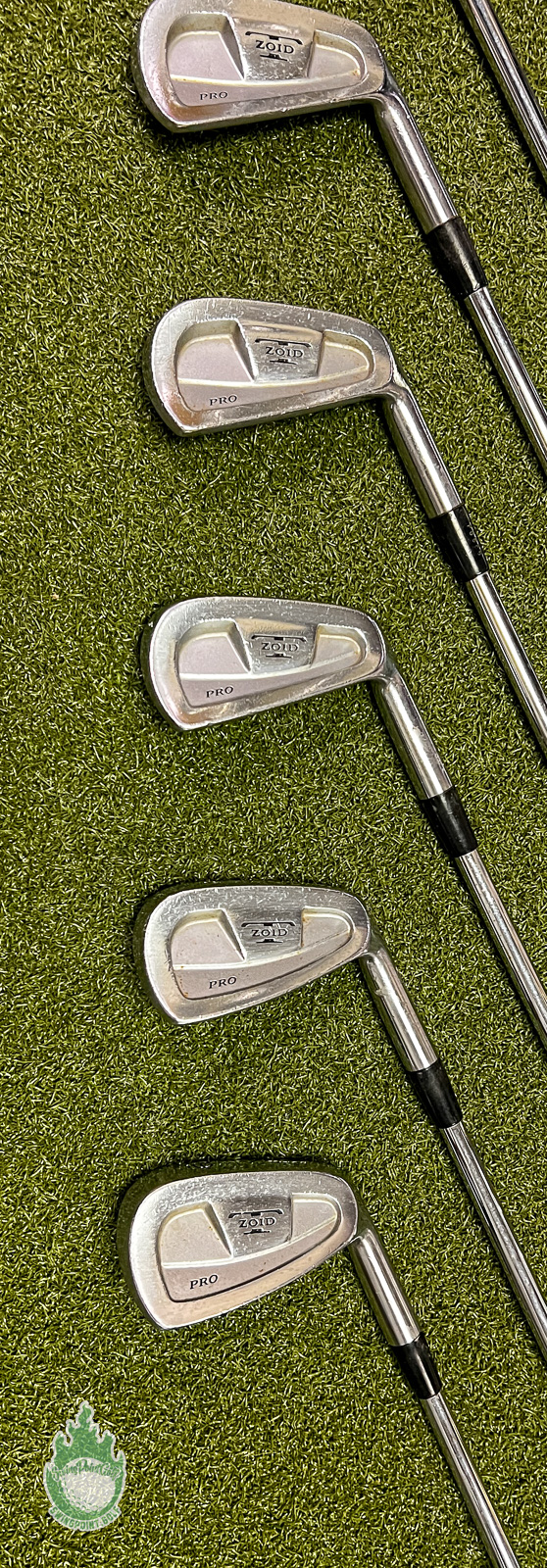 Used Right Handed Mizuno T-Zoid Pro Irons 3-9 DG S300 Stiff Flex