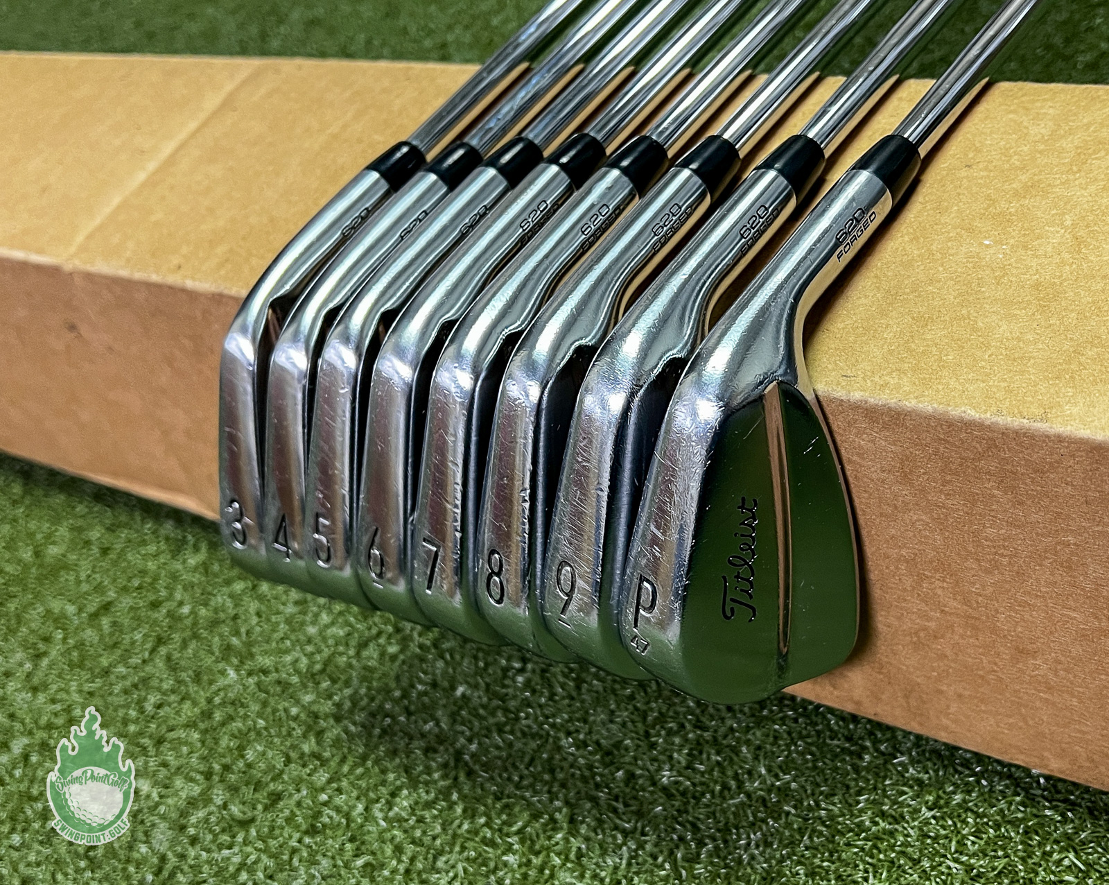 Used RH Titleist 620 MB Forged Irons 3-PW Project X 6.5 X-Stiff