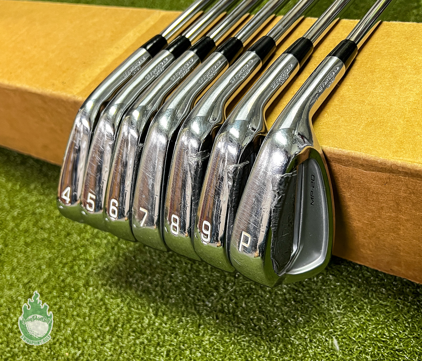 Used Mizuno MP-20 MMC Forged Irons 4-PW $-Taper 120g Stiff Flex