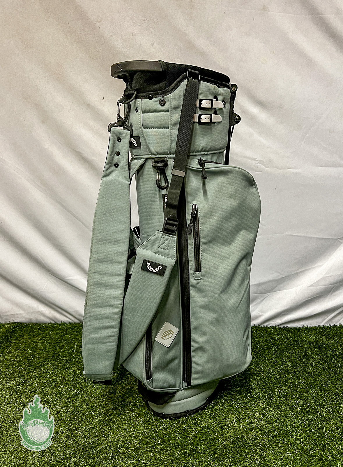 Used Jones Sports Co. Trouper 3.0 Clay Green/Black 5-Way Golf