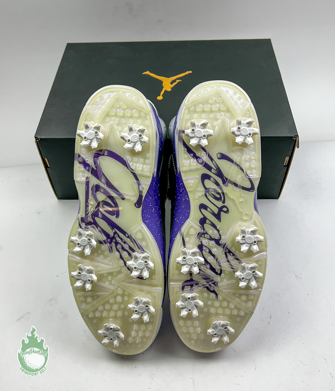New Nike Jordan Retro 6 G NRG U23 Purple FD0205 Golf Shoes