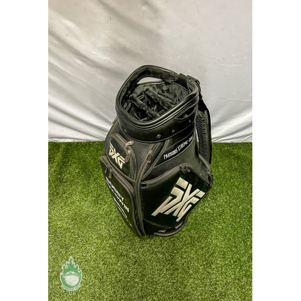 Used PXG Staff Bag Black Embroidered Bobby Baldwin Summit 6-Way No